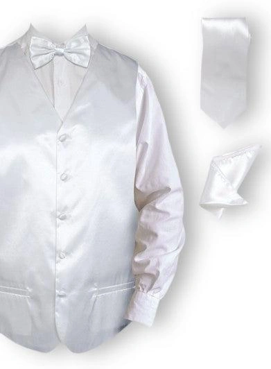 Elegantärer Weiße Weste Set – Perfekt für besondere Anlässe!
